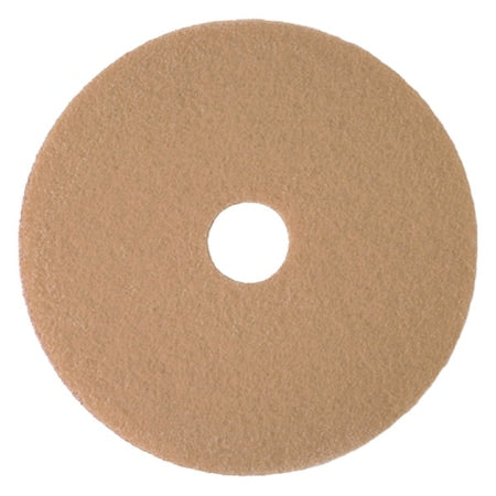 Burnishing Pad,24", Tan, PK5