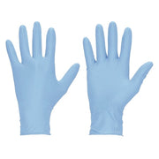 DuraShield 6001, Disposable Gloves, 4 mil Palm, Nitrile, Powder-Free, 3XL (12), 100 PK, Blue
