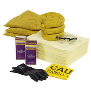 Spill Kit Refill, 21 gal Volume Absorbed per Kit, 20 gal Capacity, Box