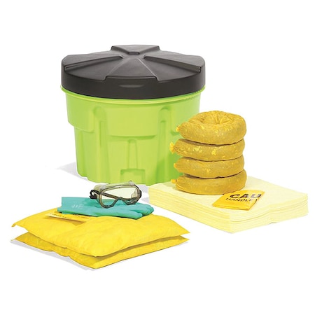 Biohazard Spill Kit,15.2 gal.,Drum