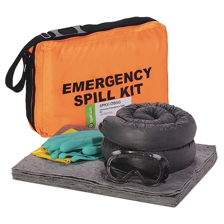 Spill Kit/Station,Bag,Universal,4.7 gal.