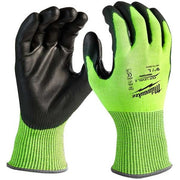 Work Gloves, Cut Level A5 ,Dipped ,Nitrile ,Smooth ,L 12 PK
