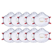 Disposable Respirator, N95, Molded, Dual, Adjustable, Molded Nose Bridge, M