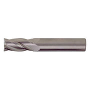 4-Flute Carbide Crn Rad Single End GP End Mill Cleveland CEM-SE-4-TA TiAlN 3/32x1/8x3/8x1-1/2x0.02CR