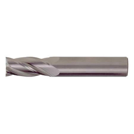4-Flute Carbide Square Single End GP End Mill Cleveland CEM-SE-4-TA TiAlN 31/64x1/2x1x3