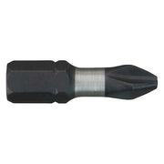 SHOCKWAVE 1 in Phillips No. 2 Impact Duty Power Bit, 250-Piece Pack