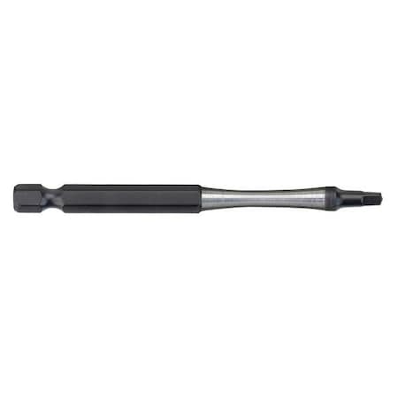 SHOCKWAVE 3-1/2" Impact Square Recess No. 2 Power Bits (25 Pk)