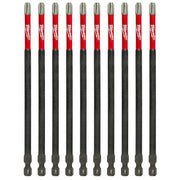 SHOCKWAVE 6 in Phillips No. 3 Impact Duty Power Bit, 10-Piece Pack