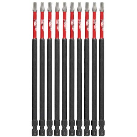 SHOCKWAVE 6" Impact Torx T25 Power Bits (10 Pk)