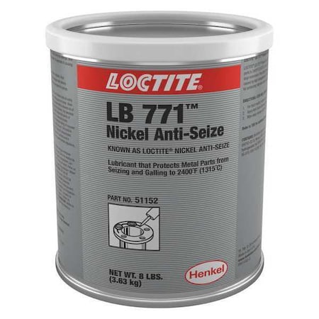 Nickel Anti-Seize Compound, 8 lb, Can, LB 771