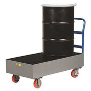 Two Drum Spill Platfrm Cart,21 In Height