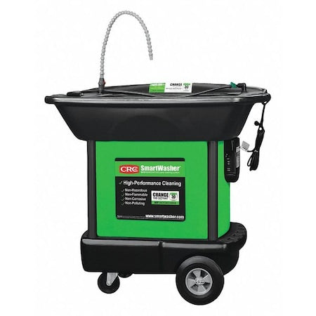 Parts Washer,25 gal.,300 GPH,HDPE,Mobile