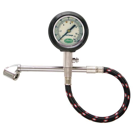 Dial Tire Gauge,10 to 160 PSI