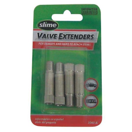 Valve Extenders,Metal,1-1/4 In.,PK4