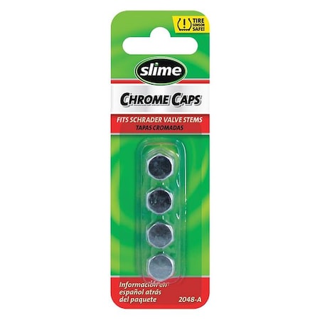 Chrome Caps,Chrome Finish,4 Pc.