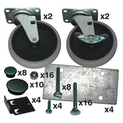 Caster Kit with Hardware