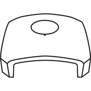 Landmark 35 gal, 50 gal Dometop Lid, Dome Top Sable