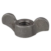Wing Nut, 3/4"-6, Ductile Iron, Plain, 1.125 in Ht, 9-1/2 in Max Wing Span, 2 PK