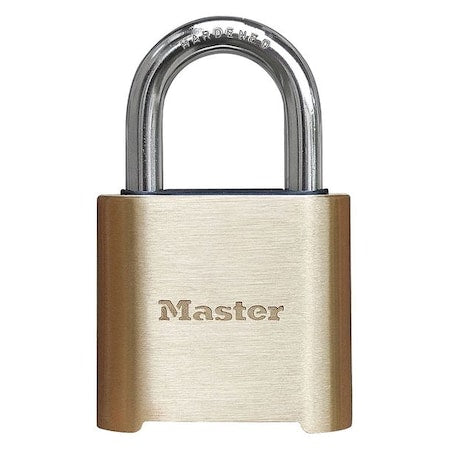 Combination Padlock, Bottom, Gold/Silver