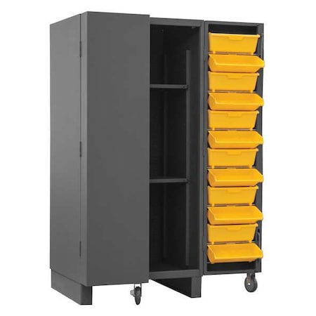 Super Duty Bin Cabinet, 36 in W, 78 in H, 36" D, 36 Bins