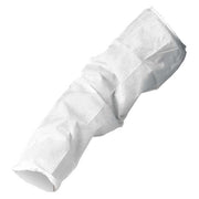 KleenGuard A20 Protective Sleeves, 21 in Length, Not Applicable Thick, Serged Seam, White, 200 PK