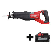 M18 FUEL SUPER SAWZALL Reciprocating Saw + M18 HIGH OUTPUT XC6.0 Battery Pack