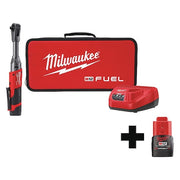 M12 FUEL 3/8" Extended Reach Ratchet Kit + M12 CP2.0 Battery
