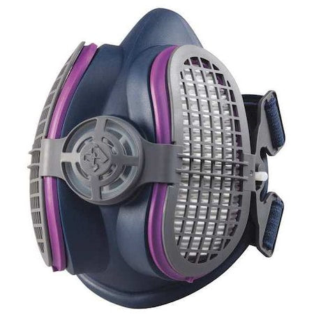 Half Mask Respirator, LPR-100, Includes Two P100 Filters, Small/Medium