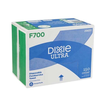 Disposable Wipes, 12-3/4" x 21", 150 Sheets/ Pack