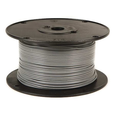 Primary Wire, GPT, 14 AWG, 1C C, Gray, PVC, Stranded, 60V, 100 ft.
