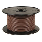 Primary Wire, GPT, 18 AWG, 1C C, Brown, PVC, Stranded, 60V, 100 ft.