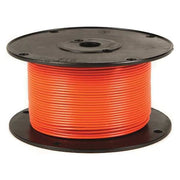 Primary Wire, GPT, 14 AWG, 1C C, Orange, PVC, Stranded, 60V, 500 ft.