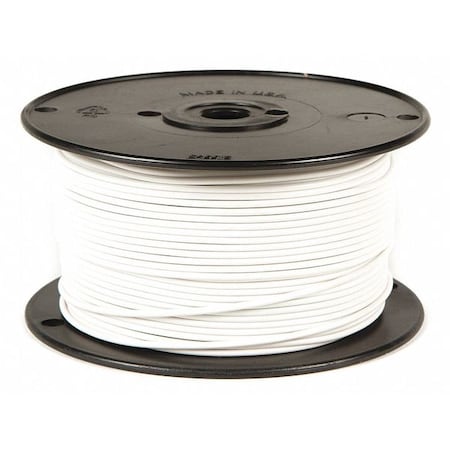 Primary Wire, GPT, 12 AWG, 1C C, White, PVC, Stranded, 60V, 500 ft.