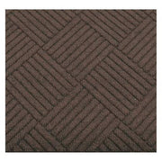Entrance Mat, Polypropylene, 3/8 in Thick, Brown, 2 ft W x 3 ft L