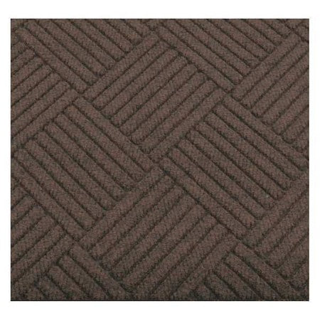 Entrance Mat, Polypropylene, 3/8 in Thick, Brown, 2 ft W x 3 ft L