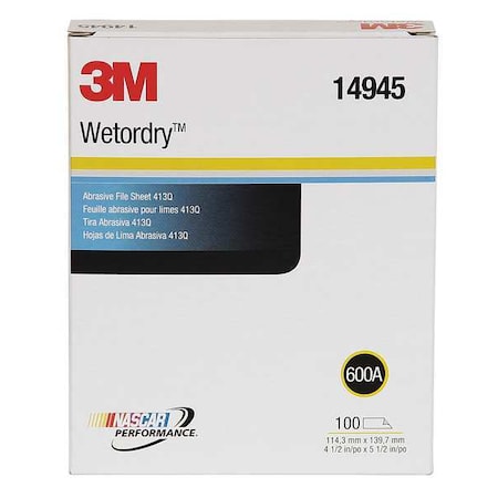 Sanding Sheets, 5-1/2in.x1/2in., PK1000