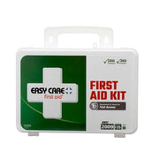 First Aid Kit, Serves 25 People, 124 Components, ANSI Z308.1-2009, Waterproof Plastic Case