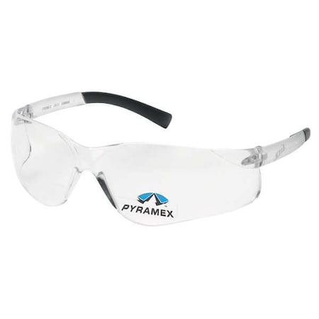 Ztek(R), Reader Safety Glasses, Anti-Scratch, Clear Lens, Frameless, Wraparound
