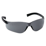 Mini Ztek, Safety Glasses, Anti-Scratch, Gray Lens, Gray Frame, Frameless
