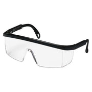 Integra(R), Safety Glasses, Anti-Scratch, Clear Lens, Black Frame, Half-Frame