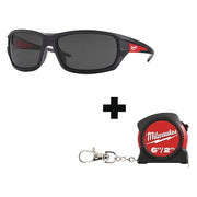 Safety Glasses, Anti-Fog & Anti-Scratch, Smoke Lens, Black Frame, Full-Frame