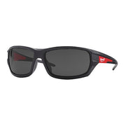 Safety Glasses, Wraparound Smoke Polycarbonate Lens, Anti-Fog, Scratch-Resistant, 12PK