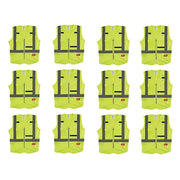High Visibility Vest,12 pk,S/M