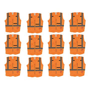 High Visibility Vest,12 pk,S/M