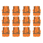 High Visibility Vest,12 pk,L/XL