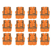 High Visibility Vest,12 pk,3XL/4XL