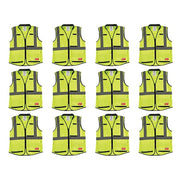 High Visibility Vest,12 pk,3XL/4XL
