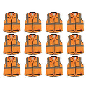 High Visibility Vest,12 pk,3XL/4XL