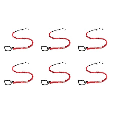 Tool Lanyard,6 pk,10 lb.,36-5/16" L
