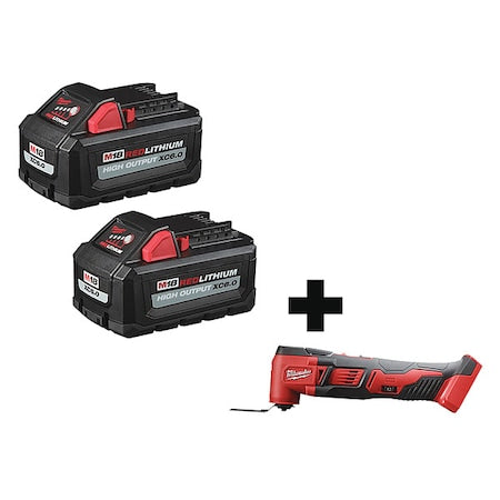 M18 Cordless Multi-Tool + M18 HIGH OUTPUT XC6.0 Batteries (2 Pk)